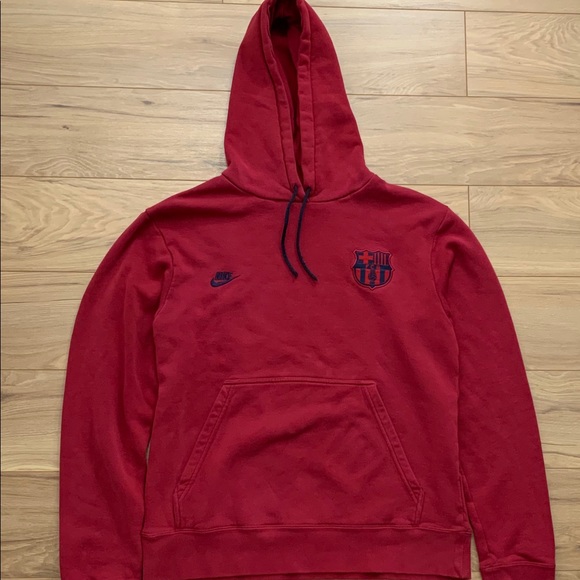 Nike Other - 🔴Y2K Nike x Barcelona Hoodie (Sz S)